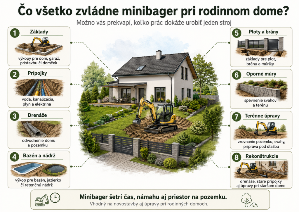 Minibager v Prešove zvládne veľa úloh na vašom pozemku
